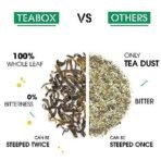 Teabox Green Mint Tea 25 Teabags | Exotic Blend of Premium Green Tea and Real Peppermint Leaves | Boosts Immunity | Silken Pyramid Teabags - Fast UK Delivery - Image 5