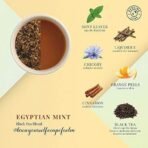 Dancing Leaf Egyptian Mint | Black Tea, Liquorice, Cinnamon, Chicory, Orange Peel & Mint | Black Tea Blend | Loose Leaf Tin (75 GMS) - Fast Shipping to USA & Canada - Image 6
