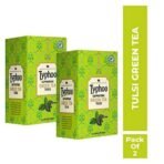 Typhoo Tulsi Green Tea 25 Tea Bags(Pack of 2) - Fast UK Delivery - Image 2