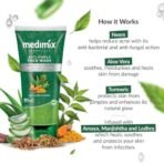 Medimix Ayurvedic Anti Pimple Face Wash 175ml | With Neem, Aloe Vera, and Turmeric | Helps reduce & prevent pimples | Natural | Herbal | Paraben-free | Soap-free | SLES-Free - Fast UK Delivery - Image 5