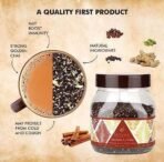 Octavius|Masala Chai -250 Gm Jar (Pack Of 2)|100% Natural Spices|Black Tea|Kadak Chai Patti|Premium & Refreshing Spiced Tea|Masala Chai Patti|Ayurvedic Herbs|Vedic Tea -(2 X 250 Gm Jar) - Loose Leaves - Fast UK Delivery - Image 5