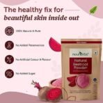 Neuherbs Natural Beetroot Powder For Face, Skin & Hair | 100% Pure & High Natural Antioxidants | Boost Energy | Additive Free (100g Pack of 1) - Image 4