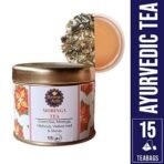 Karma Kettle Moringa Green Tea with Moringa Leaf, Hibiscus Flower, Vetiver Root & Stevia Leaf (15 Pyramid Teabags), 30 g - Fast UK Delivery - Image 3