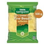 Tata Sampann 100% Chana Dal Fine Besan, 500g pack of 2 - Fast UK Delivery - Image 4