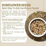 Bliss of Earth Dehulled Sunflower Seeds 200gm for Eating & Weight Loss, Naturally Organic Superfood - Fast UK Delivery - Image 7