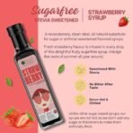 Bliss of Earth Strawberry Sugar free Syrup For Strawberry Shake, Lassi, Mocktail, Diabetic Safe, Zero Calorie, Keto. No Artificial Flavour. 500ml - Fast UK Delivery - Image 5