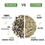 Teabox Organic Darjeeling Green Tea 25 Teabags |100% Whole Leaf Tea Sourced from Darjeeling | Rich in Antioxidants | Healthy and Refreshing | Silken Pyramid Teabags - Fast UK Delivery - Image 6