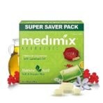 Medimix Ayurvedic Natural Glycerine Bathing Soap With Lakshadi Oil For Soft, Supple & Moisturised Skin 125g (Combo Pack of 3) | Natural | Herbal | Paraben-free & Sulphate-free | 100% Vegan - Fast UK Delivery - Image 3