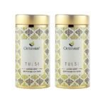 Octavius Tulsi Whole Leaf Green Tea | Immunity Booster |Natural Remedy for Cold and Cough |Loaded with Antioxidants |Packed in Decorative Tin Can | 20 Pyramid Tea Bags (Pack of 2) - Fast UK Delivery - Image 2