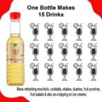 Dhampurgreen Nutty Hazelnut Mocktail Cocktail Vodka, Rum, Gin Mixer Syrup, Makes 10-12 Drinks Each Bottle, 300Ml Pour Add Stir & Sip Syrup For Cocktails Mocktails/Non Alcoholic Beverage - Fast UK Delivery - Image 7