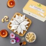 Dhampure Speciality Premium Kaju Katli, 800G (400G X 2) | Kaju Katli Barfi | Sweets Indian Mithai Kaju Katli | Kaju Barfi Sweet Box | Cashews Rich 52% | Diwali Festival Gift Box Hamper - Fast UK Delivery - Image 6