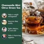Tea Treasure Chamomile Green Tea 50gm | Chamomile Green Tea Loose Leaves | Chamomile Green Tea | Helps to Relax | Reduces Insomnia - Fast UK Delivery - Image 4