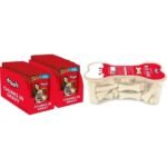 Drools Adult Wet Dog Food, Real Chicken and Chicken Liver Chunks in Gravy, 24 Pouches (24 x 150g)&Drools Absolute Milk Bone Jar, Dog Treats - 20 Pieces (300 g) - Fast UK Delivery