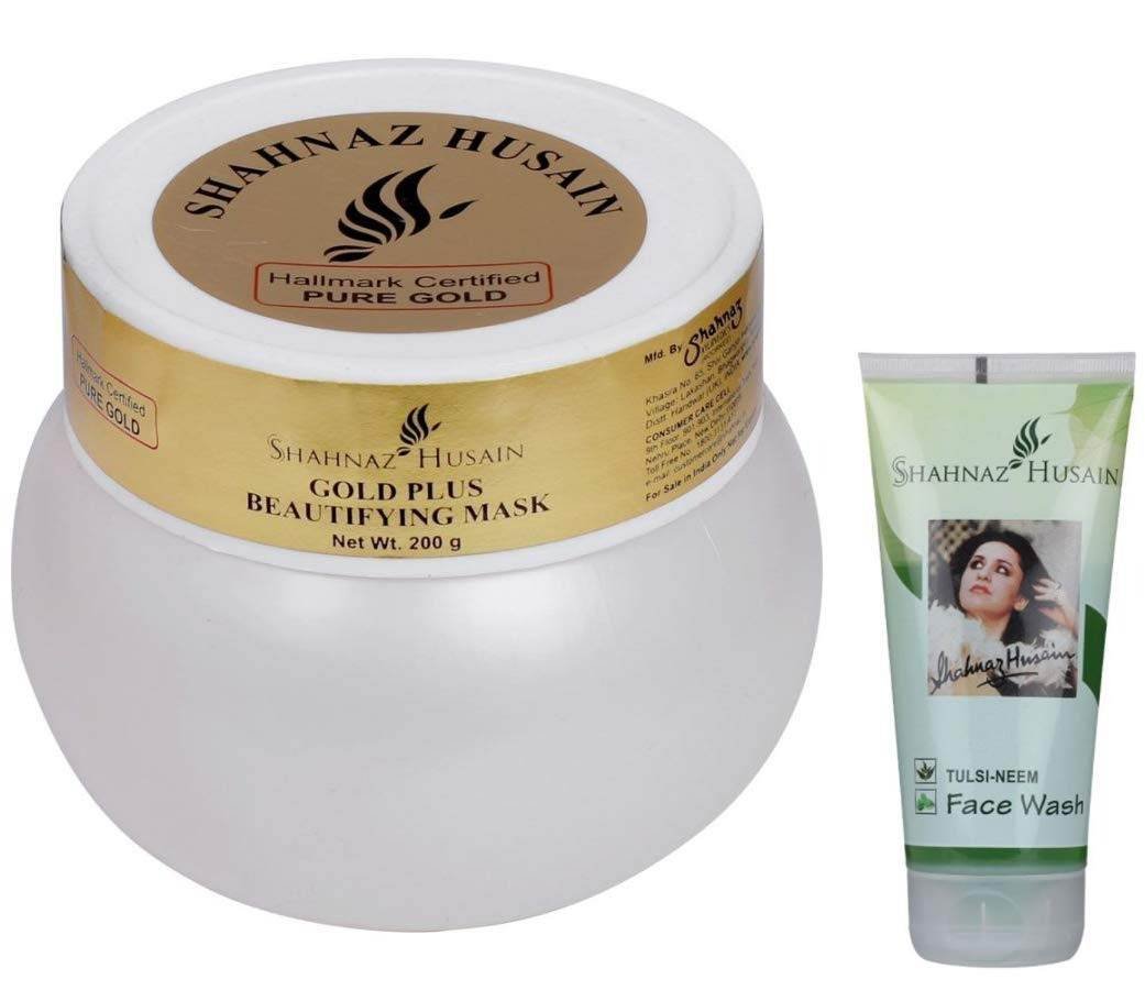 uk51fxL0urWzL-1.jpg Shahnaz Husain Gold Beautifying Mask 200GM - Fast UK Delivery - Image 1