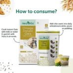 Neuherbs Weight Management Combo (Raw Unroasted Chia Seeds For Eating With Omega 3 And Fiber - 200 Gram + Omega Instant Oats With Chia Seeds 400g) - Fast UK Delivery - Image 7