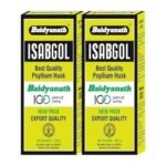 Baidyanath Isabgol - Psyllium Husk Powder, 200gm (Pack of 2) - Effectively Relieves Constipation | Rich Source Of Dietary Fiber Supplement For Digestion - Fast UK Delivery