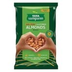 Tata Sampann Pure California Almonds Whole | 1kg Value Pack & Tata Sampann Pure Cashews Whole| 500g - Fast UK Delivery - Image 3