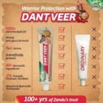 Zandu Dantveer, 500g, India?s 1st Ayurvedic toothpaste with Irimedadi oil | Scientifically proven formula |Fights 9 dental problems - Fast UK Delivery - Image 8
