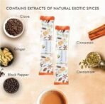 Octavius | Indian Masala (No Added Sugar) Premix Tea - 15 Pouches | Low Sugar | Readymade Tea Mix | Ready Tea | Premix Tea Powder | Instant Tea | Tea Premix | 15 Sachets - Fast UK Delivery - Image 4