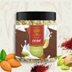 OOSH Thandai ( Kesar Badam Pista ) | Refershing Summer Drink Premix 500g - Fast UK Delivery - Image 3