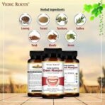 Vedic Roots Herbal Dant Manjan/Tooth Powder|Tooth Pain Gum Bleeding Relief|Bacteria Cavity & Sensitivity Relief|Yellowness Stain Mouth Smell Remover/Freshen Breath - 70 GM - Fast UK Delivery - Image 6