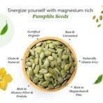 Neuherbs Raw & Unroasted Pumpkin Seeds | Immunity Booster and Fiber Rich Superfood | Rich Source of Omega 3 | Highly Nutritious Snack | Rich in Protein, Dietary Fibre, Zinc & Magnesium - 200 G - Fast UK Delivery - Image 3