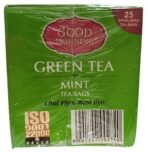 Wagh Bakri Good Morning Green Tea Bags - Mint, 25 Pieces Carton - Fast UK Delivery - Image 3