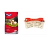 Drools Optimum Performance Puppy Dry Dog Food, Chicken Flavor, 20kg&Drools Absolute Calcium Bone Jar, All Life Stages Dog Treats Chicken Flavor -20 Pieces (300 gm) - Fast UK Delivery
