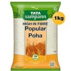 Tata Sampann, High in Fibre Popular Poha(Thick), 1kg - Fast UK Delivery - Image 3