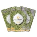 Greenbrrew Organic Unroasted Green Coffee Crushed Beans for Weight Loss (Pack Of 3, 3 X 200G) - Fast Shipping to USA & Canada