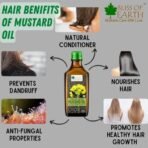 Bliss of Earth 2x500ML Certified Organic Mustard Oil For Cooking & Hair, Cold Pressed, Hexane Free (Pet bottle) Pack Of 2 - Fast UK Delivery - Image 6
