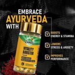 Zandu Vitality Booster Capsule, With Goodness of Ashwagandha, Safed Musli, Gokshur, Shuddha Shjilajit, Helps to Boost Energy and Strength - Pack of 60 Veg Capsules - Fast UK Delivery - Image 4