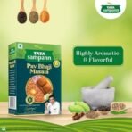 Tata Sampann Pav Bhaji Masala with Natural Oils, 100g, Crafted by Chef Sanjeev Kapoor, With Chefs Exclusive Tip, Rich Aroma & Flavour - Fast UK Delivery - Image 4