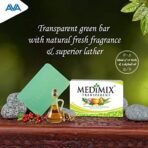 MEDIMIX Transparent - 125g | Pack of 6 | Bathing Bar For dry Skin | With Glycerine and Lakshadi Oil | - Fast UK Delivery - Image 5