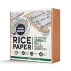 Urban Platter Square Rice Paper Sheets, 400g (Vietnamese Spring Roll Wrappers | Gluten Free | 22 cm Each | Easy to Roll) - Fast UK Delivery - Image 4