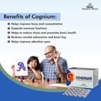 Charak Pharma Cognium Tablet For Memory, Focus and Concentration | Reduce Stress and Promote Brain Health - 20 Tablets (Pack of 2) - Fast UK Delivery - Image 5
