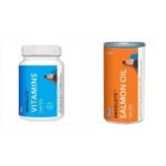 Drools Absolute Vitamin Tablet- Dog Supplement, 110 Pcs & Absolute Salmon Oil Syrup- Dog Supplement, 300Ml - Fast UK Delivery