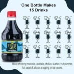 Dhampurgreen Wild Blueberry Mocktail Cocktail, Makes 10-12 Drinks Each Bottle, 900Ml (300Ml X 3) Pour Add Stir & Sip Syrup Non Alcoholic Beverage - Fast UK Delivery - Image 7