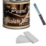 PMPEARL Chocolate Hot Wax 600gm for Hair Removal + 90 Wax Strips & Wax Knife (Pack of 2) - Fast UK Delivery