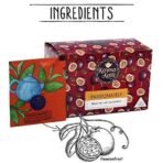 Karma Kettle Passionately Iced Tea with Assam Black Tea, Lavender Flower, Mango Marracuja Flavour Crystals, Passion Fruit Flavour and Crystals, Mosambi Peel - 20 Pyramid Teabags, 40 g - Fast UK Delivery - Image 3