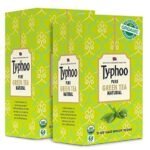 Typhoo Organic Pure Green Tea Naturel, 25 Tea Bags (Pack of 2) - Fast UK Delivery