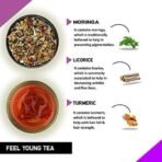 TEACURRY Anti Ageing Tea (1 Months Pack, 30 Tea Bags) - Helps in Wrinkles, Skin Glow, Hair Care, Premature Ageing - Anti Ageing Tea for Women - Herbal Tea for Skin - Feel Young Tea - Fast Shipping to USA & Canada - Image 6