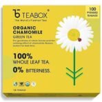 Teabox Detox Kahwa Green Tea 100 Teabags & Teabox Chamomile Green Tea for Stress Relief & Good Sleep, 100 Silken Pyramid Tea Bags - Fast UK Delivery - Image 6