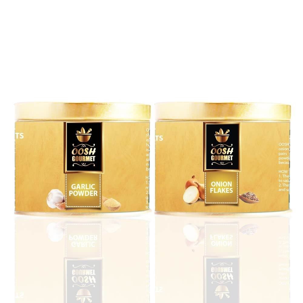 uk51kAIvWpsUL-1.jpg Oosh Gourmet'S Garlic Powder & Onion Powder, 2 Piece, 100 Grams Each | Kitchen Essential Combo | for Cooking & Baking, Vegan, Gluten Free, No Preservatives , Versatile Ingredient - Fast UK Delivery - Image 1