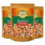 Dhampurgreen Gur Chana, 450 grams (150 gramsX3) | Chickpeas Sweets Snacks With Jaggery | Roasted Chickpeas - Fast UK Delivery - Image 2