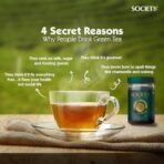 Society Premium Green Tea | Rich in Antioxidants | Refreshing and Energizing | All Natural Flavour | 250g Jar - Fast Shipping to USA & Canada - Image 6