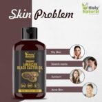 Holy Natural - The Wonder of World Organic Jamaican Black Castor Oil For Hair, Eyelash, Eyebrow & Skin, Cold Pressed, 100ml - Fast UK Delivery - Image 5