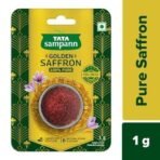 Tata Sampann Golden Saffron, 1g, Natural Aroma & Colour, Pure Kesar, ISO 3632 Tested - Fast UK Delivery - Image 3