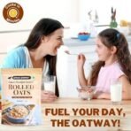 Urban Platter Rolled Oats, 1kg [Fiber Rich, Natural Goodness] - Fast UK Delivery - Image 4