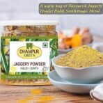 Dhampurgreen Turmeric & Ginger Jaggery Powder, 300G | Spiced Jaggery Powder | Haldi & Sonth Gur - Fast UK Delivery - Image 6